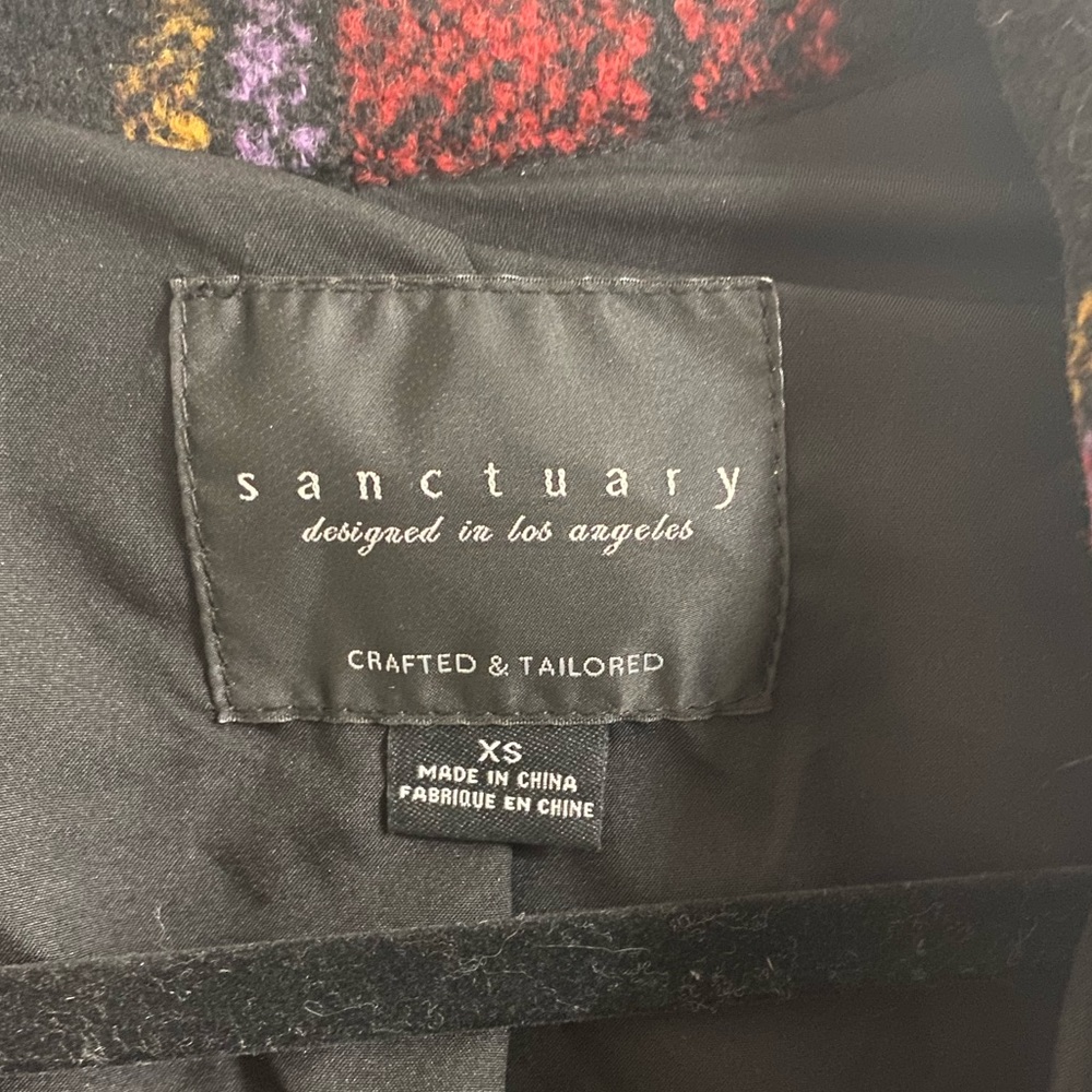 BRAND NEW & NEVER WORN Sanctuary Midi Shacket in Carson Plaid XS $80 OBO - Picture 7 of 8